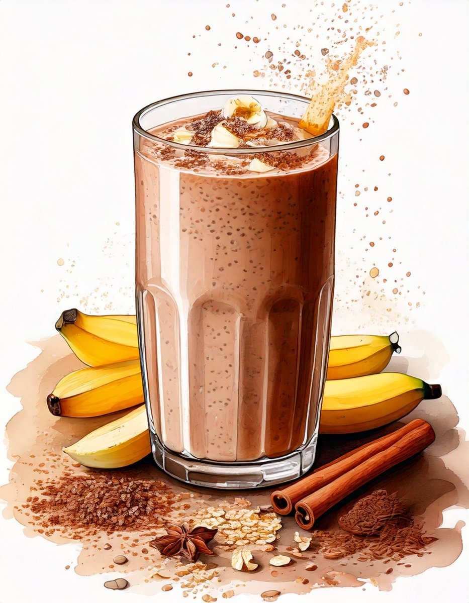 Chocolate Oat Milk Smoothie: Your Guilt-Free Chocolate Fix! - Nuthatch