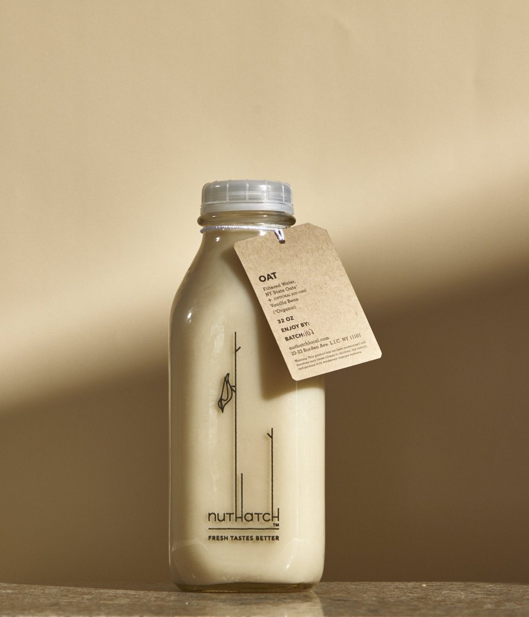 Unsweetened Vanilla Oat - Nuthatch Fresh Plant - Based Milks