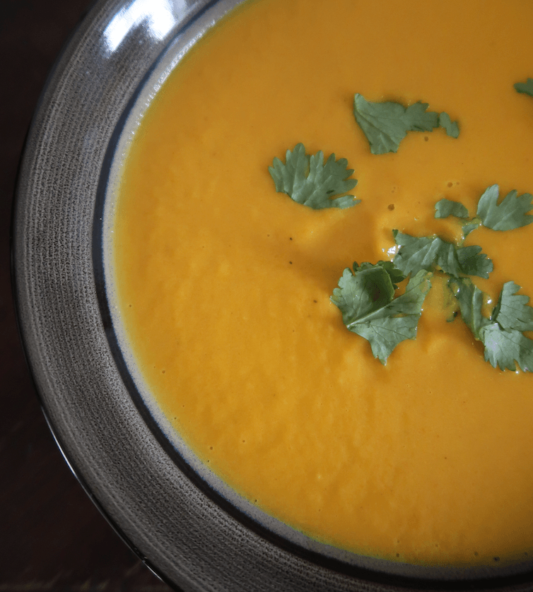 Turmeric Carrot Soup - Nuthatch