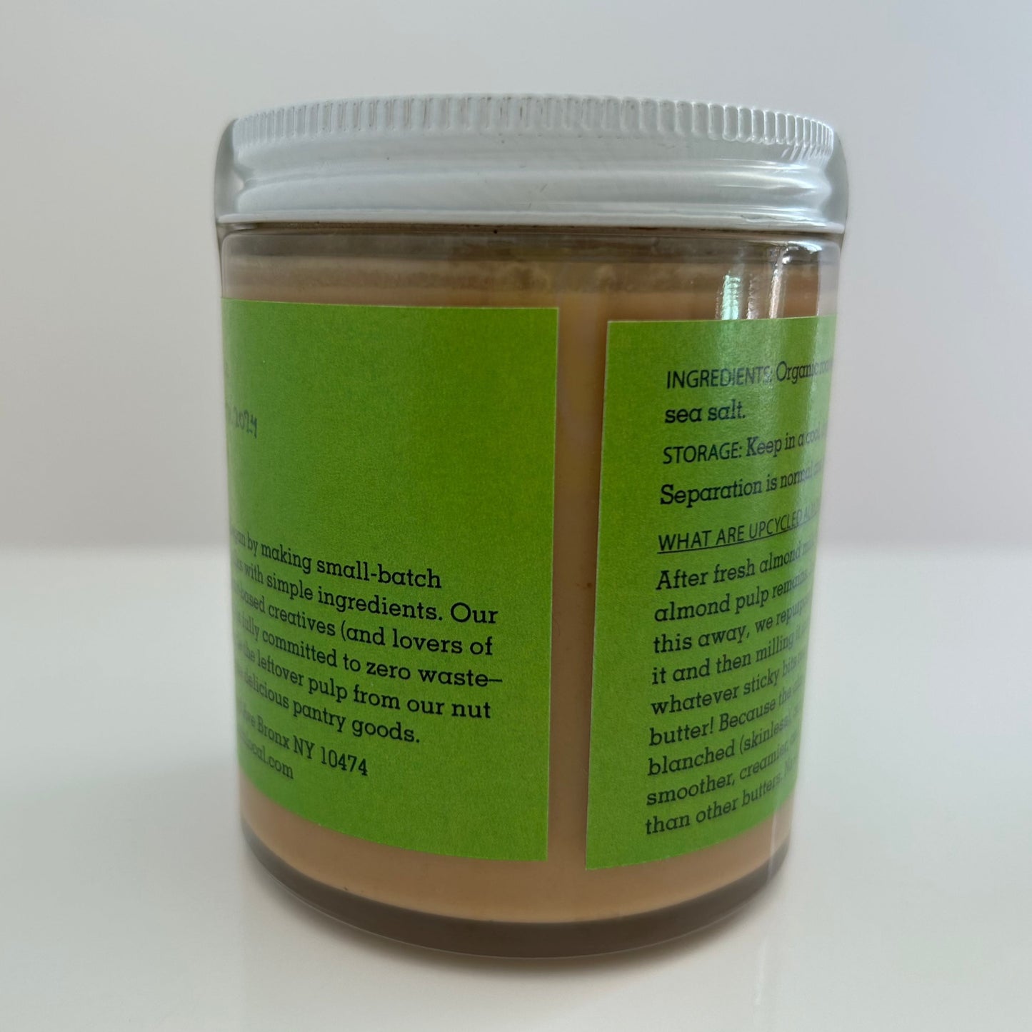 
                  
                    Upcycled Almond Butter
                  
                