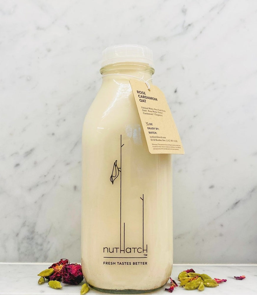 
                  
                    Rose Cardamom Oat *Milk of the Month!* - Nuthatch Fresh Plant-Based Milks
                  
                
