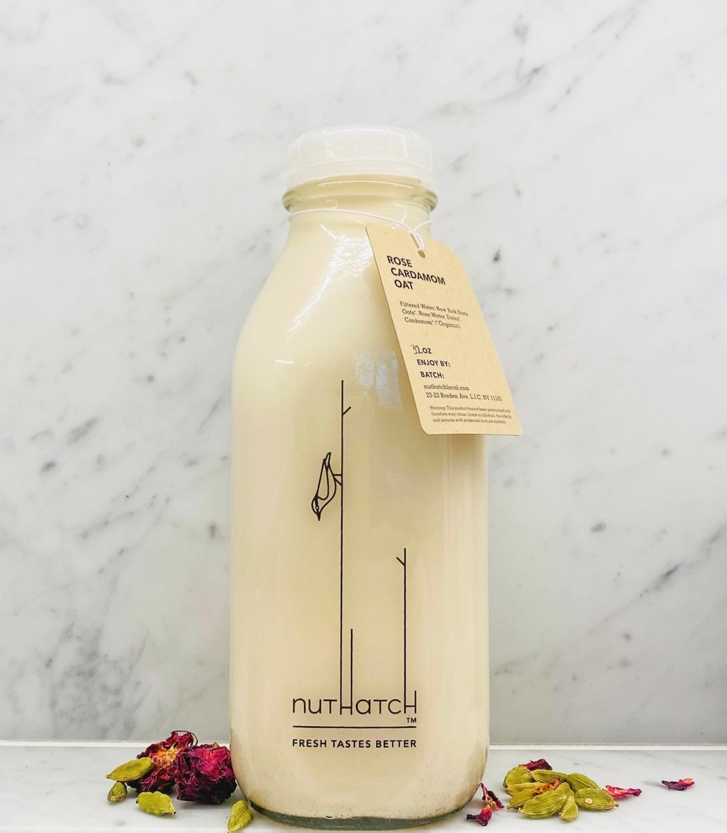 
                  
                    Rose Cardamom Oat *Milk of the Month!* - Nuthatch Fresh Plant-Based Milks
                  
                